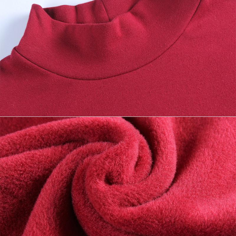 New Winter T Shirt Women Long Sleeve Fashion Camisetas Elastic Turtleneck T-shirt Long Tunic Tops Basic T-shirts