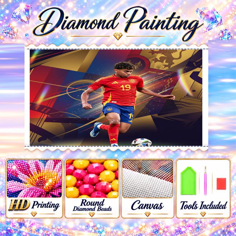 Yamal Diamond Painting Kit 5D Full Drill DIY Diamond Mosaic Wall Art Home Decor