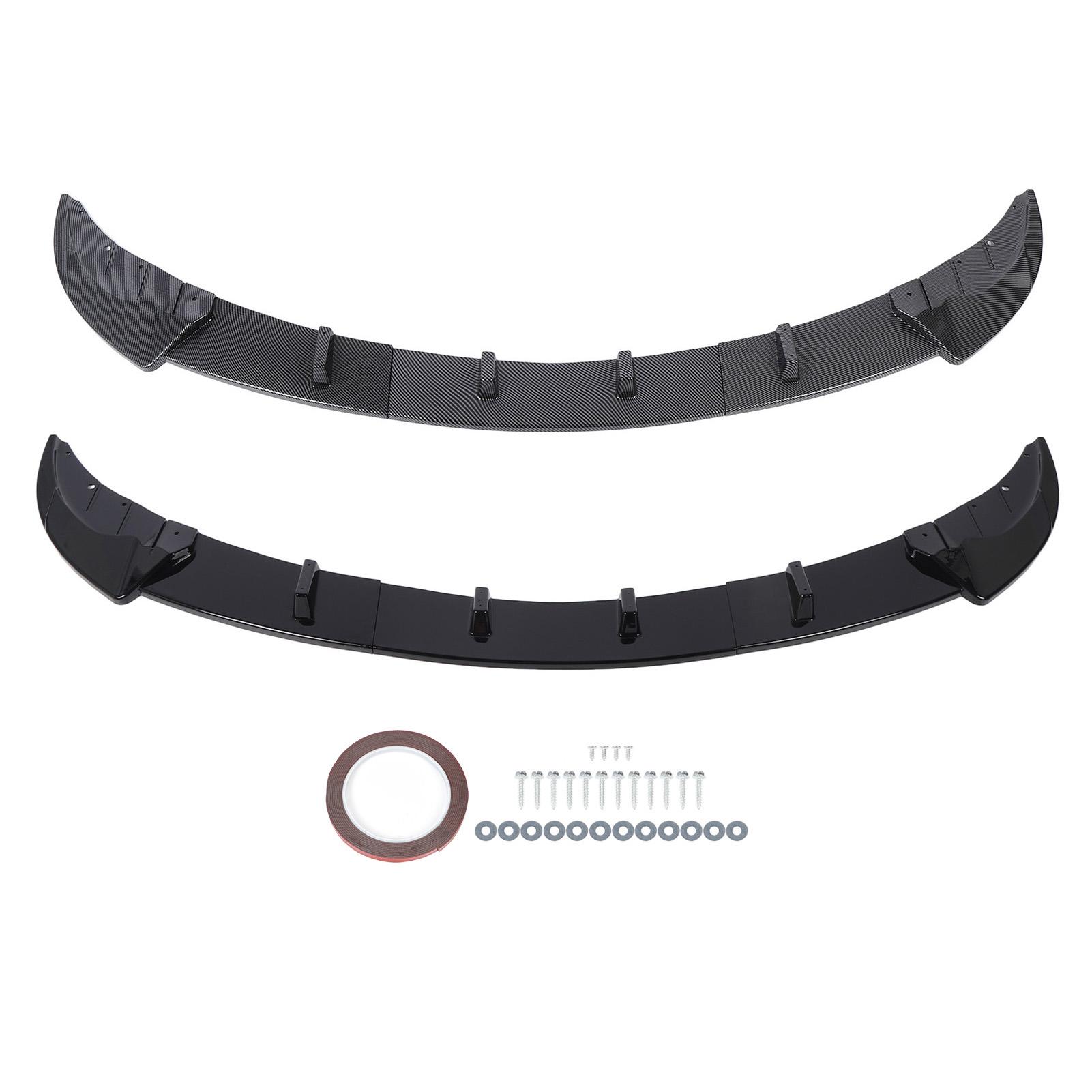 

Спойлер переднего бампера из 3 частей улучшает спортивный внешний вид 5 серии F10 F11 Standard Pre-facelif Glossy Black