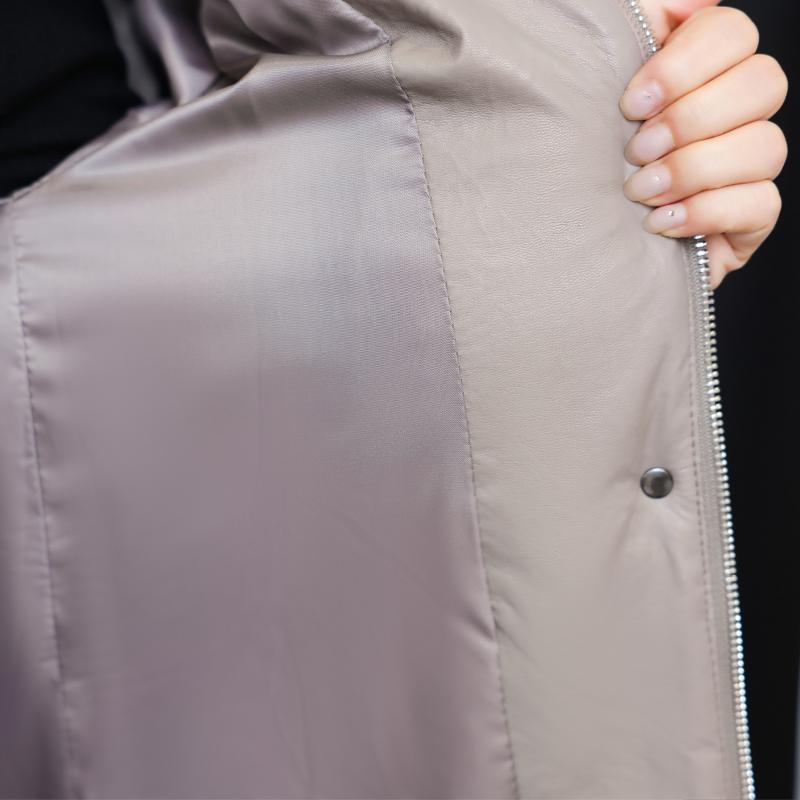 Middelbare leeftijd Vrouw Winter Faux Schapenvacht Jassen Capuchon Bontkraag Elegant Dik Warm Winter Lange Parka's Dames Leren Jas