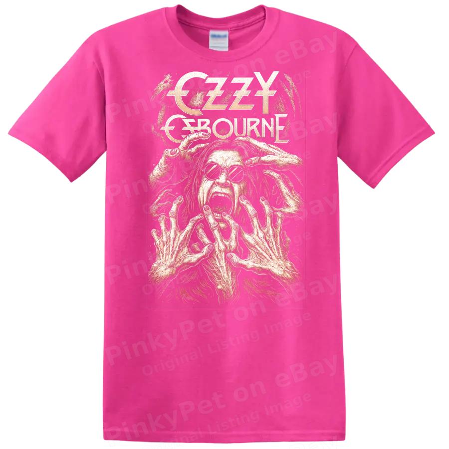 Ozzy Osbourne Retro Rock Heavy Metal Album Cover Art T Shirt Graphic Tee