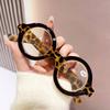 Women New Stylish Reading Glasses Trendy Round Blue Light Blocking Presbyopia Unisex HD Lens Vintage Casual Far Sight Eyewear