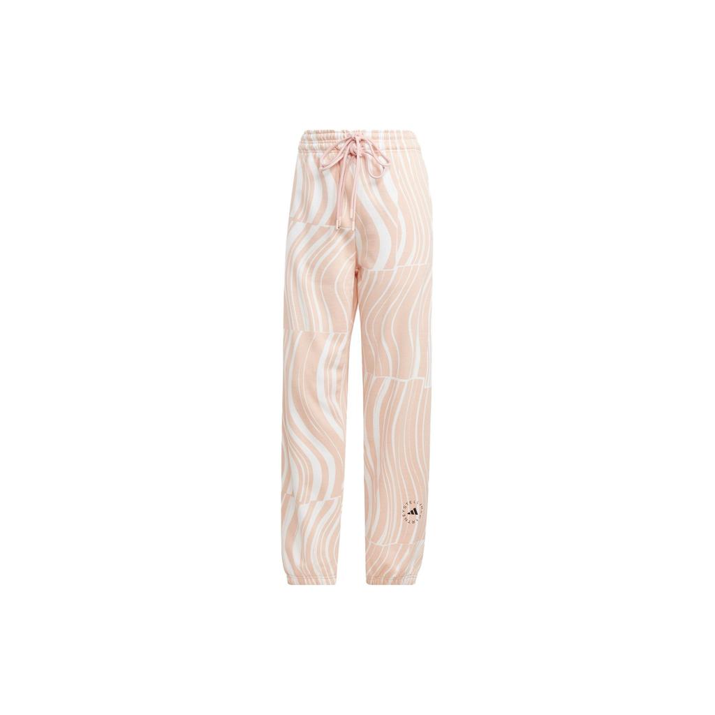 adidas By Stella McCartney Women's Blush Pink Allover Print TrueCasuals Sweatpants HR9245