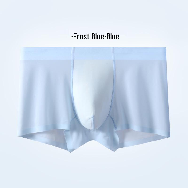 Men's 7A Grade Mulberry Silk Antibacterial Seamless Boxer Shorts - Breathable for Spring/Summer
