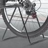 Black Thin Wall Steel Tube Bike Kickstand Support Bracket Bicycle U Shape Foot Rack Parking Frame