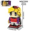 MOC Demon Bricks Anime Figure Slayer Head Tanjirou Mitsuri Inosuke Building Blocks Friends Gift Toys For Children Adult 3D Medol