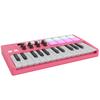 SMK-25 Key MIDI Controller W/8 RGB Pads/8 Assignable 360°knobs/Bluetooth 5.0/USB-B Type Interface/2000mAh Battery Powered