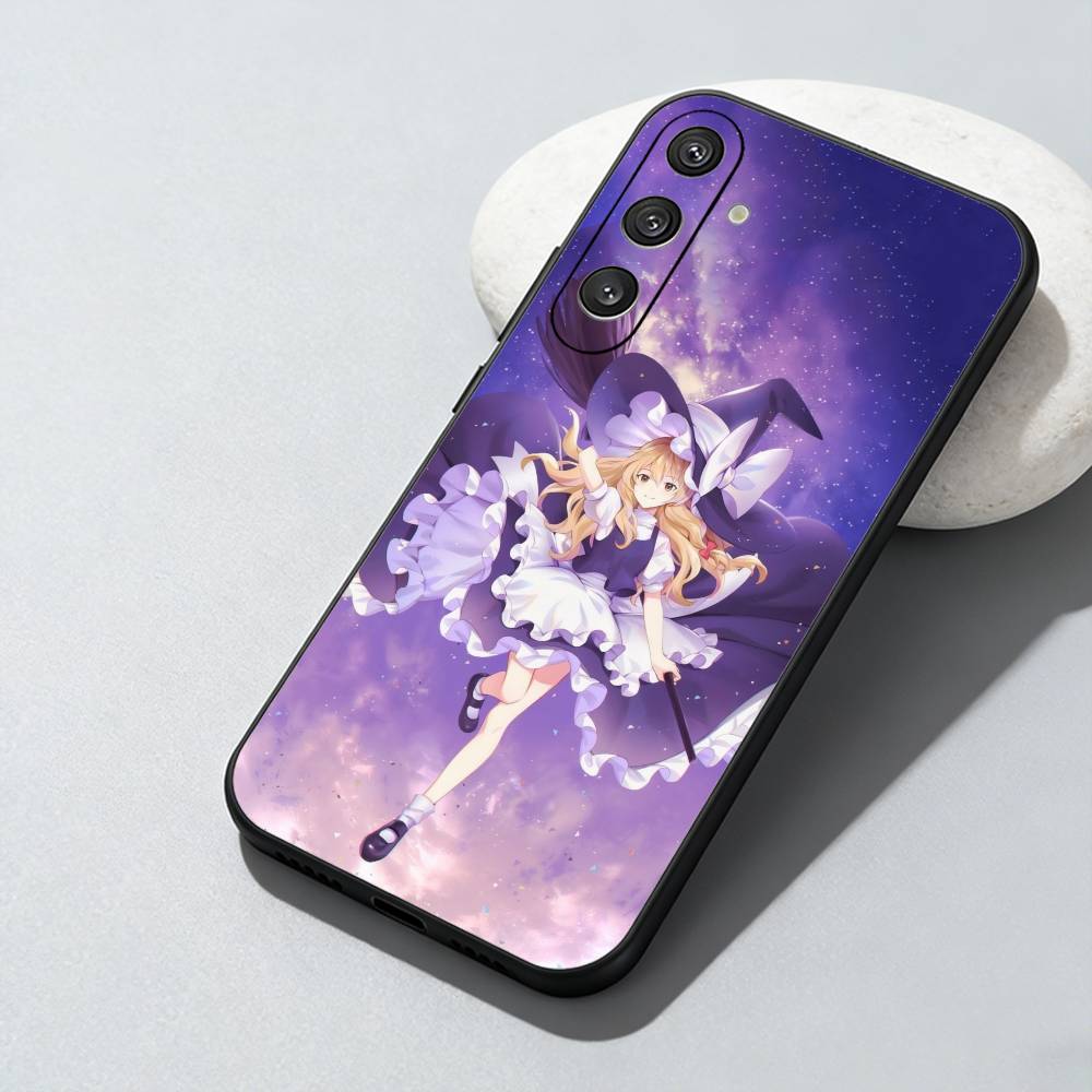 

Kirisame Marisa Tohou Phone Case For Samsung Galaxy A73,A72,A71,A70,A52,A51 Others Soft Black Cover Samsung a21s
