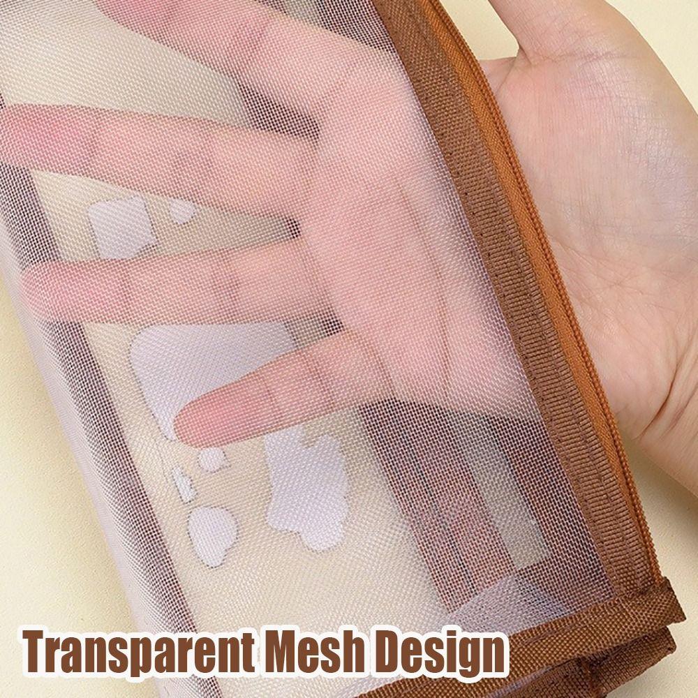 Mesh Pen Bag Capybara Stationery Bag Multi-functional Pencil Case  Gift