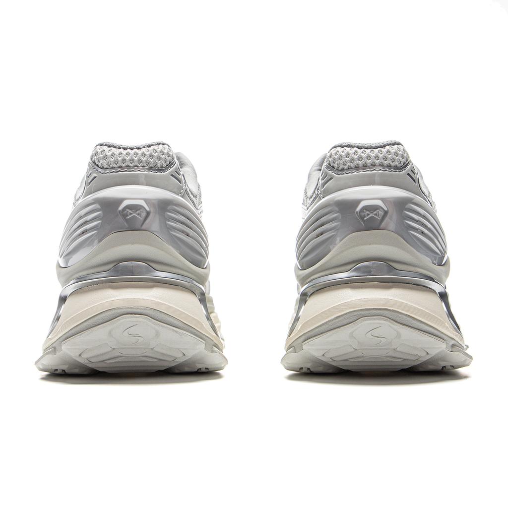 Li Ning Lijun BOW Trend Sports Shock Absorption Non-Slip Wear-Resistant Low-Top Casual Shoes Women Casual Shoes Silver AZGV028-1