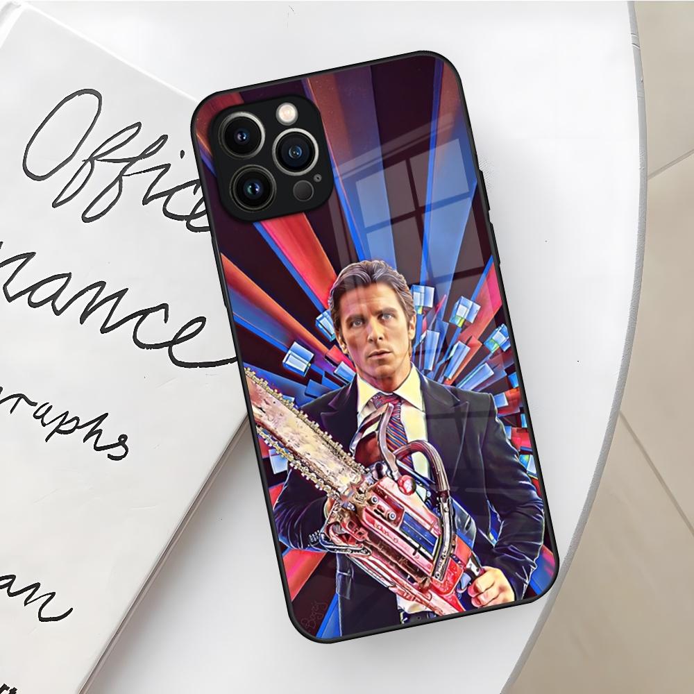 

A-Americans P-Psychos Phone Case for Iphone 17 16 Air 15 14 12 11 13 Pro Max Mini X Xr Xs Se Puls glass Cover iPhone 12
