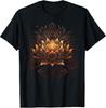 Lotus Flower Geometry Yoga Meditation Spiritual Zen Graphic TShirt Unisex T-Shirt