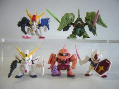 Mobile Suit Gundam Gashapon Warriors Set of 5 [Bandai] NEXT01,