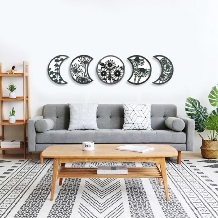 Mondphasen-Kombination Harzform DIY Silikon Bastelform Wandbehang Dekoration