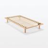 MUJI Wooden Bed Small Width X Depth 202 X Height Oak Veneer 12892137 Sold Frame, Size, 85.5 5.5 Cm, (Legs Separately/Customer Installed)