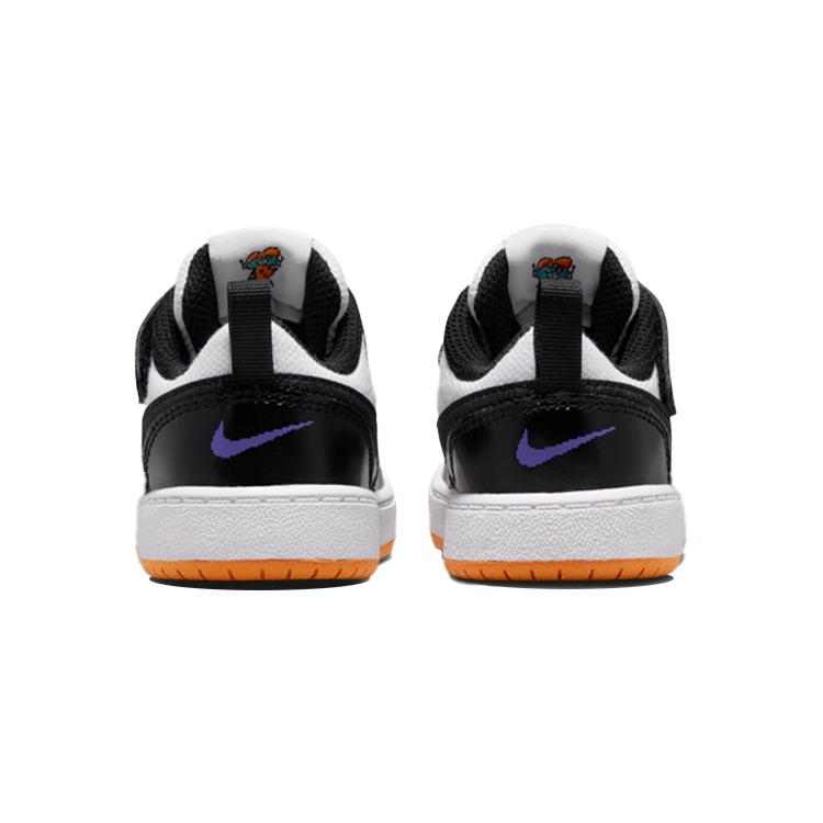 Nike Court Borough Low 2 Bianco Nero Kumquat TD DN1230-100
