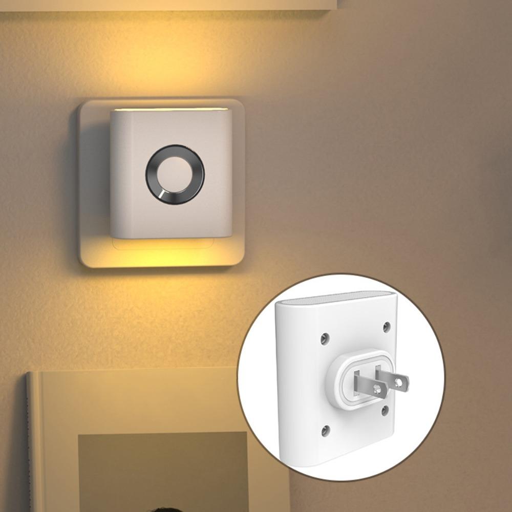Type C Rechargeable Motion Sensor Light Auto On/Off Mini Size LED Night Light Sleep-Friendly New Style Closet Light Hallway