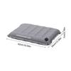Inflatable Airplane Seat Cushion Light Inflatable Camping Cushion Compact Pad With Reflective Strip Travel Air Seat Cushion