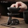 Purple Pottery Filter Group Has Your Tea Strainer Porcelain Filter Hole Filter Rack Kung Fu Tea Ceremony Utensils Tea drain