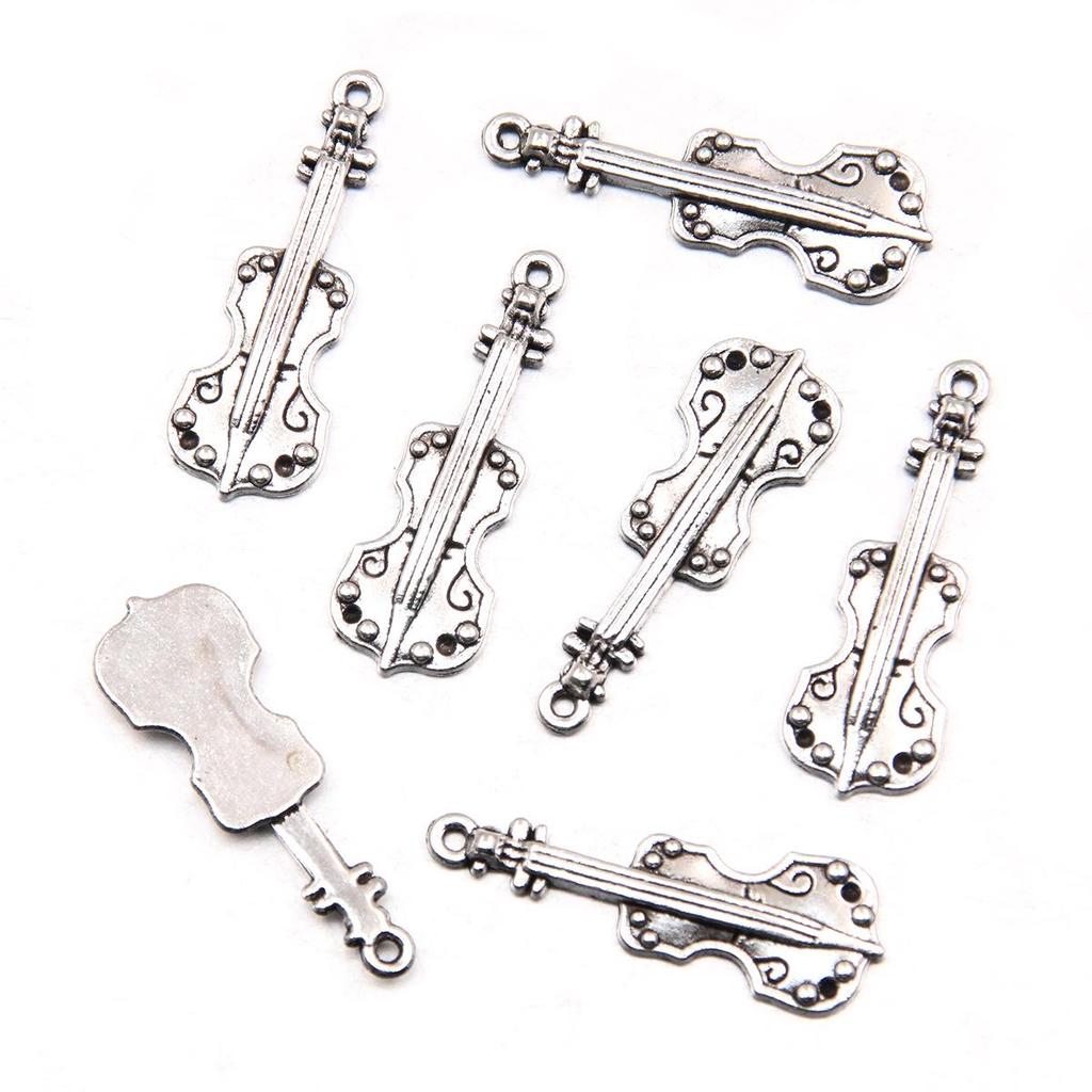 Retro Multi-Instrument Antique Silver Pendant Handmade Necklace Bracelet – Creative Accessories Boutique