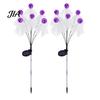 Solar Powered Halloween Ghost Lights Swaying Outdoor Decorations, Stake Light, 6 LEDs Festive Lawn Ornaments for Parties Pathway Lights, Waterproof