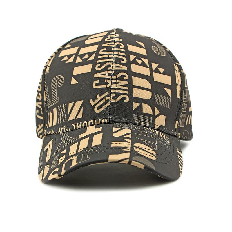 Printed Letter Baseball Cap Spring Summer Men's Outdoor Sunscreen Hat