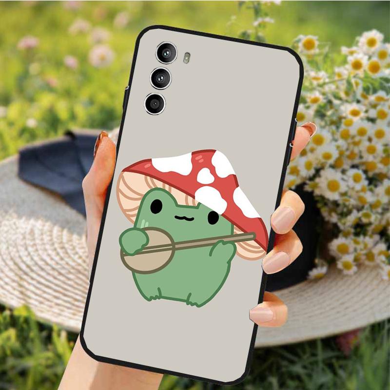

Phone Case For Motorola G Stylus 5G G Play G35 G45 G54 G24 G86 G04S E13 E14 E32 E32S Cartoon Frog Case G Stylus 5G 2024