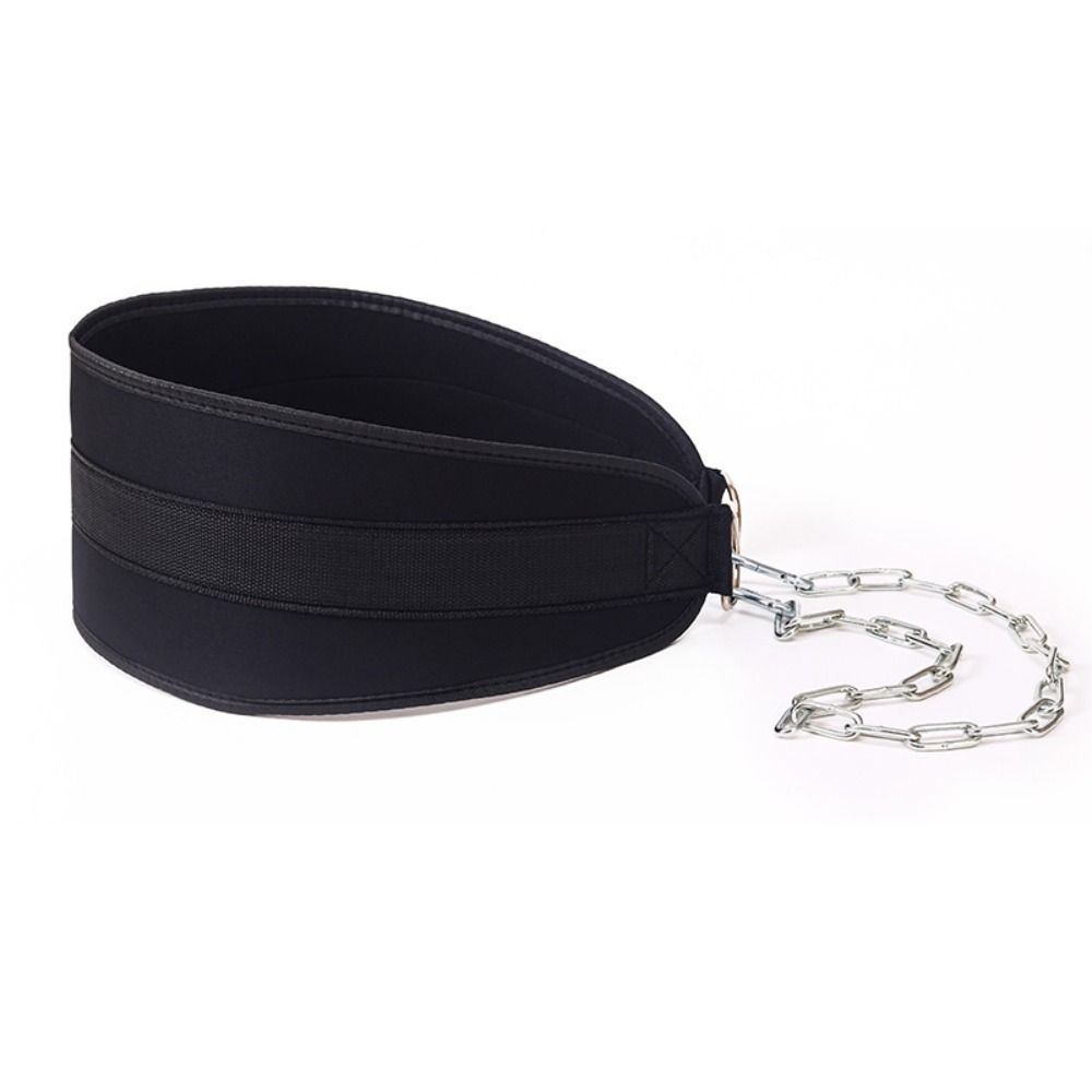 Weight Lifting Pull-up Belt With Chain Dip Belt Weight Lifting Waist Belt Weight Lifting