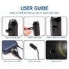 Starry Sky Moon Lamp - Creative LED Projection Night Light with Ghost Face Expressions, USB Decorative Lamp.
