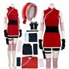 Costum cosplay Haruno Sakura mov, Costum complet cosplay petrecere anime Naruto Shippuden, Doamne Halloween