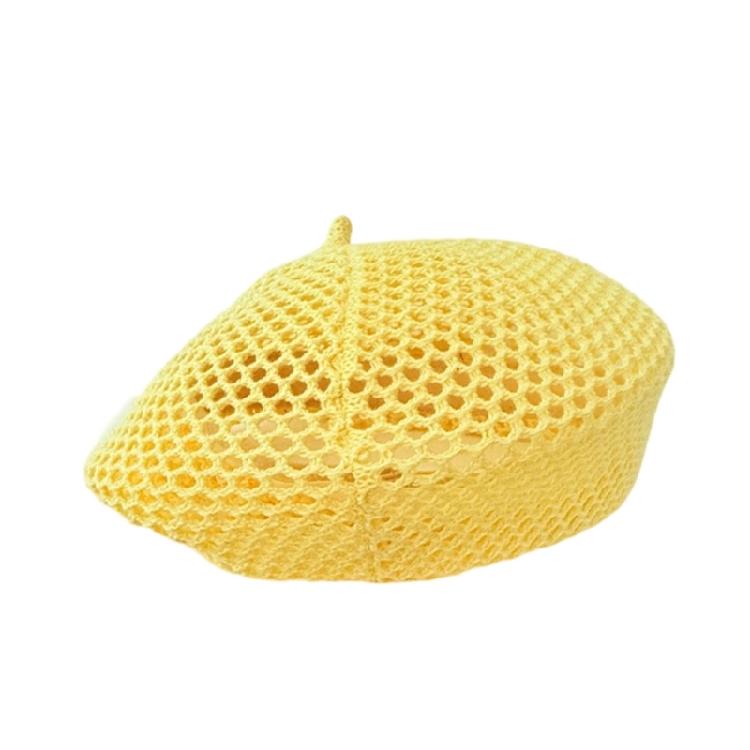 Breathable Raffia Grass Woven Beret Hat For Women Spring Essential Hollowout Sun Hat For Various Occasion Photoshoots Headpiece