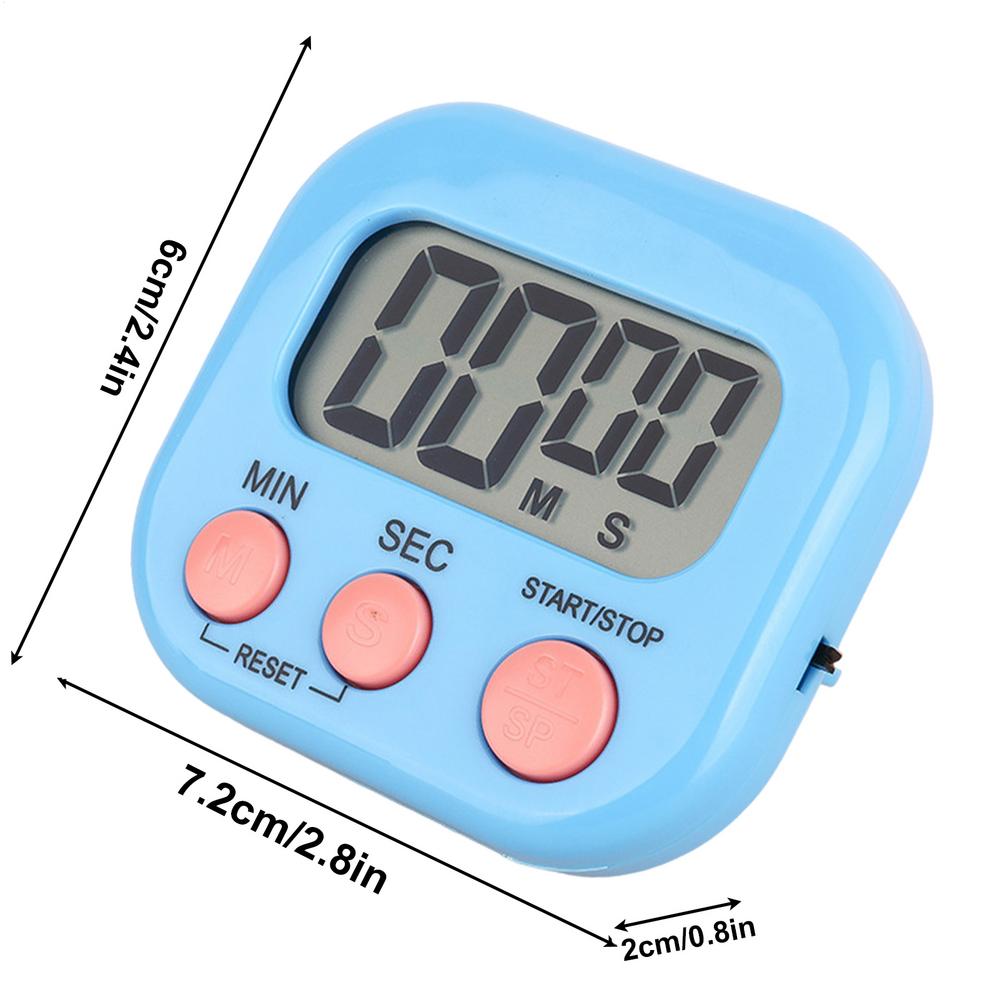 Kitchen Timer Small Digital Timer Magnetic Cooking Digital LED Display Countdown Timer Portable Cooking Classroom Timer