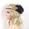 Europe and the United States new retro bridal headband hot feather headband handmade women's ball small headband