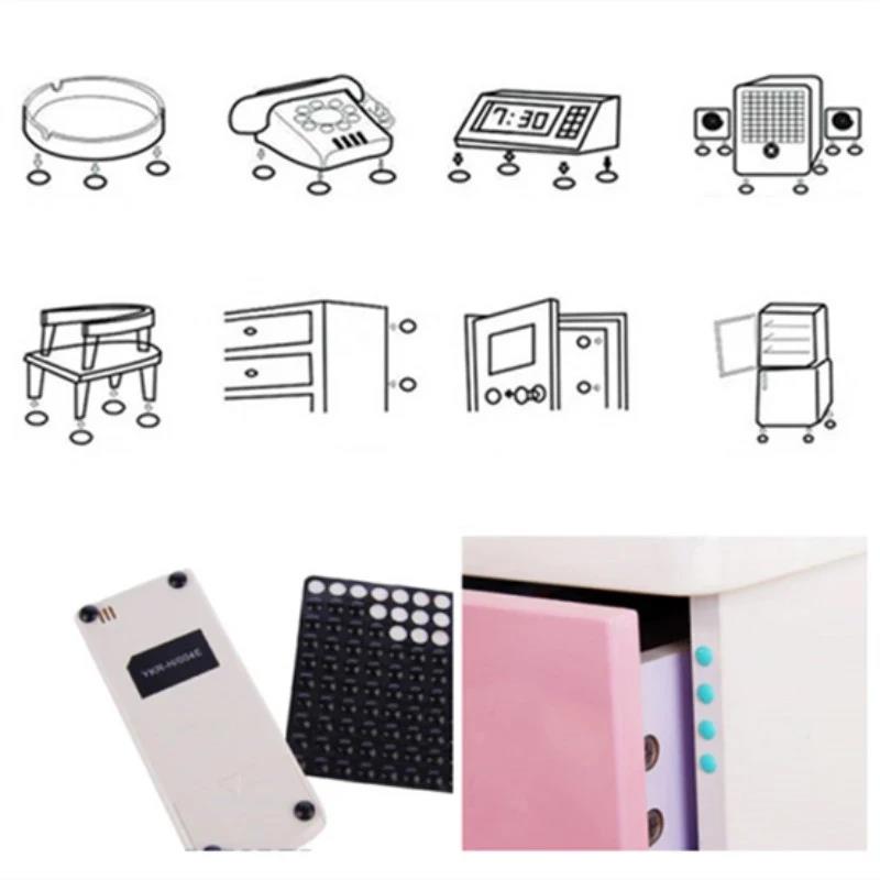 Damper Buffer Wall Stickers Self Adhesive Toilets Drawer Door Cabinets Anti-Collision Rubber Non Slip Silicone Feet Pad