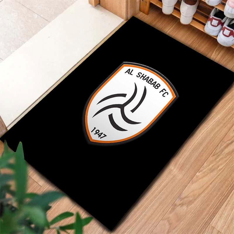 Al-Shabab FC Carpet Rug for Living Room Bedroom Home Sofa Decoration,Kids play Non-slip Floor Mat