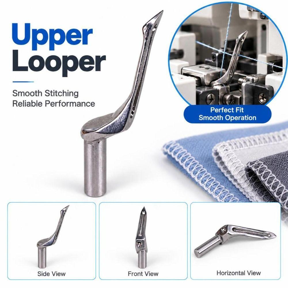 Steel Overlock Machine Looper Silver Upper Lower Looper New Sewing Machine Looper Household Sewing
