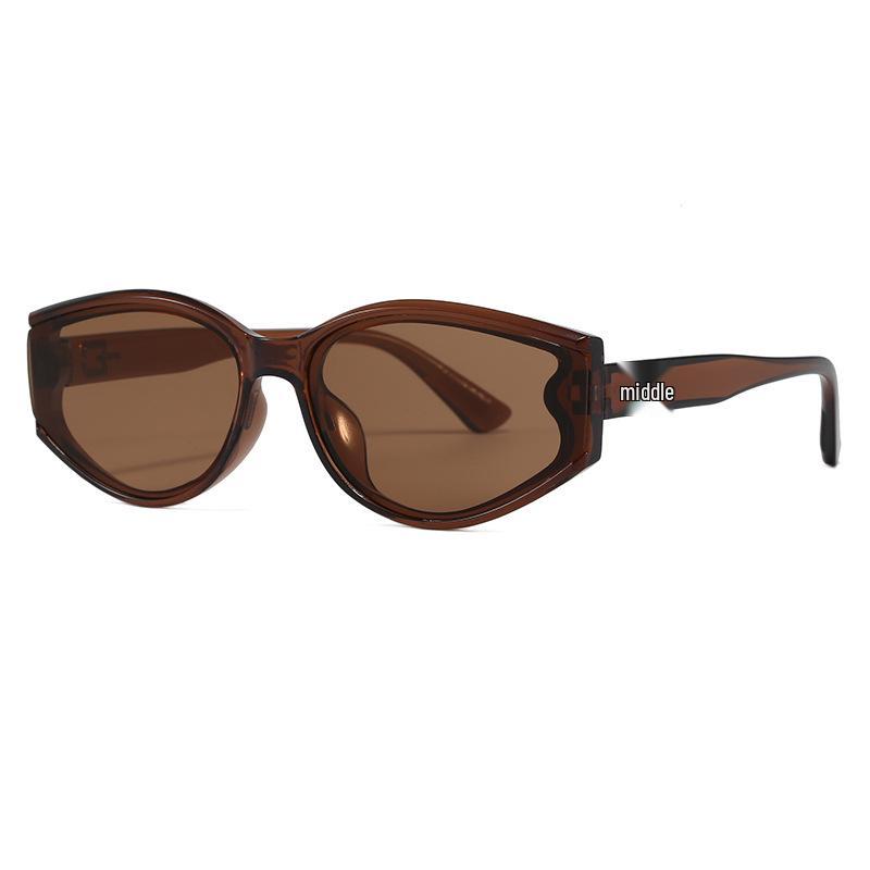 2026 European & American Trend Dark Cat Eye Sunglasses - Niche, Personalized, Small Frame