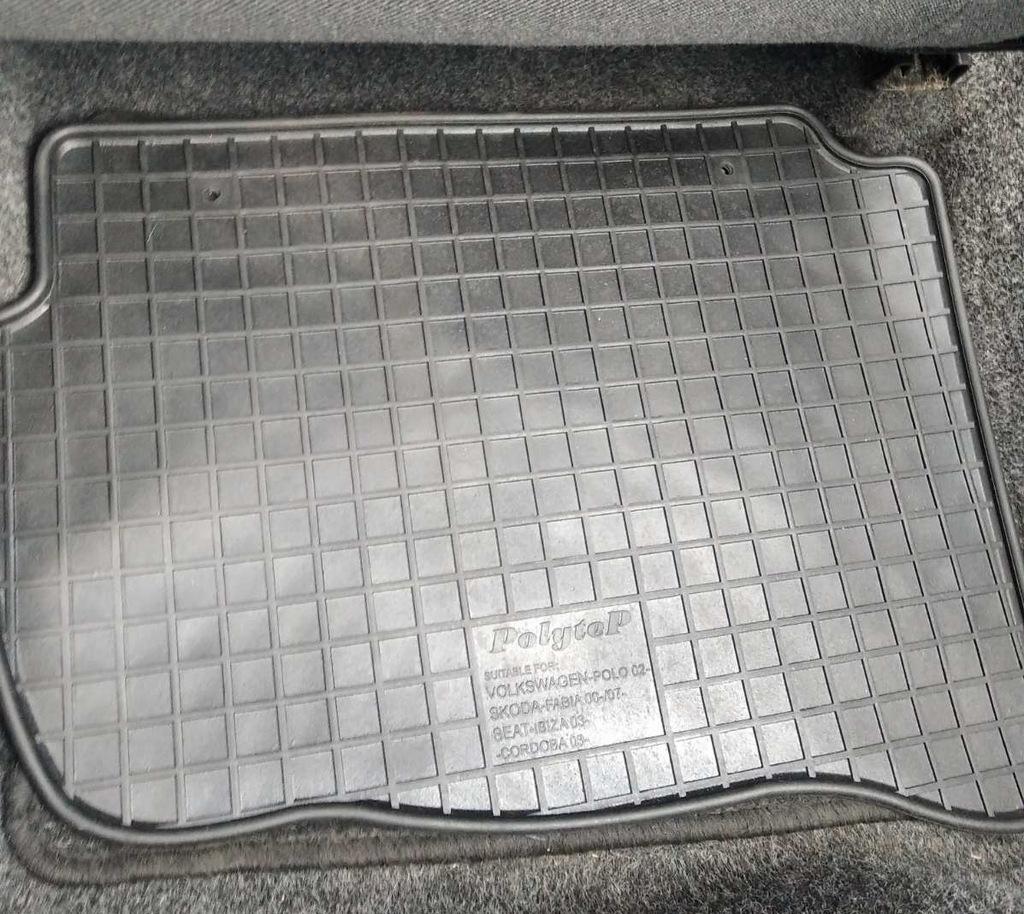 Rubber Mats (4 Pcs, Polytep) for Seat Cordoba 2000-2009