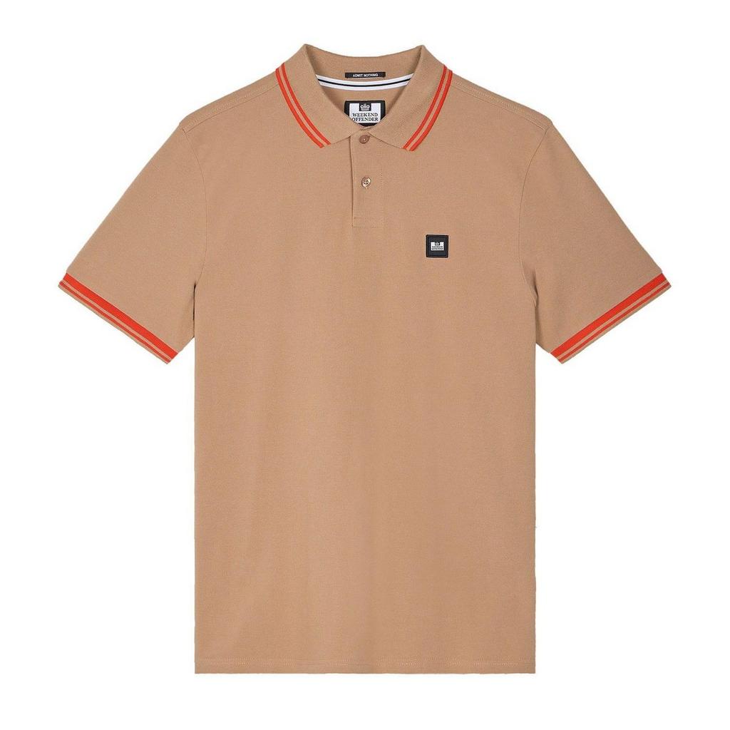 Weekend Offender Mens Levanto Tipped Polo Shirt