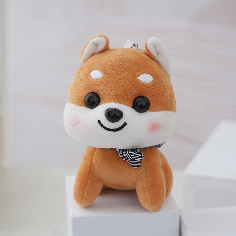 

Cute Shiba Inu Plush Keychain Made With Soft Pp Cotton Ideal For Bag Accessories
