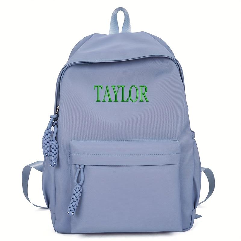 Embroidered Kid Backpack Large Capacity for School and Gift Personalized Backpack Custom Girl Boy School Bag