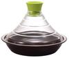 Glass Lid Tagine Pot, Green, TN-200GP