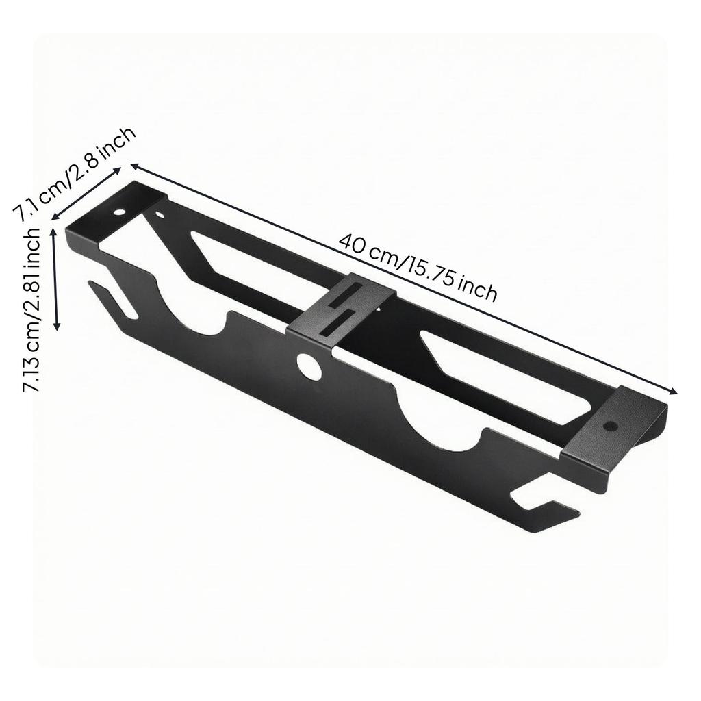 Angle Grinder Wall Mount Sturdy Rack with Mounting Holes Clutter Clear