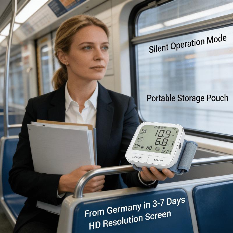 See Clearly, Measure Quickly: EU-Certified Blood Pressure Monitor for Home Comfort