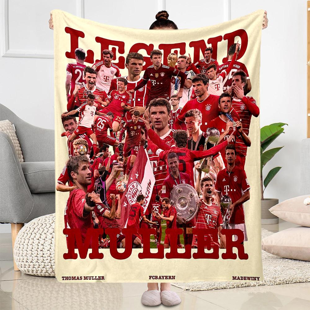 Bayern Munich Blanket Soft Warm Cozy Great for Livingroom Office Couch for All Occasions Warmthful Decor Best Holiday Gift for Friends Family