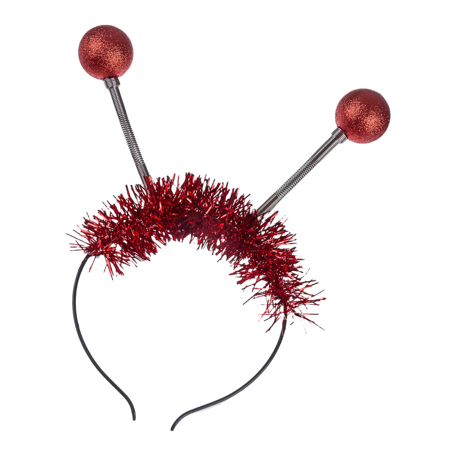 

Fun And Lightweight Alien Spring Ball Headband With Easy Button Control Costume Headpieces For Festival Occasion красный