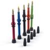 Tubeless Cycling Air Nozzles for Tire Service Tasks, Tubeless Tire Nozzle Cap Pair with Sealing Base and Compacts Tool Included