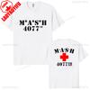 Mash Distressed Logo T Shirt Unisexs 4077 Licensed Classic Tv Show Militarryy Green2026 High Quality Brand Casual
