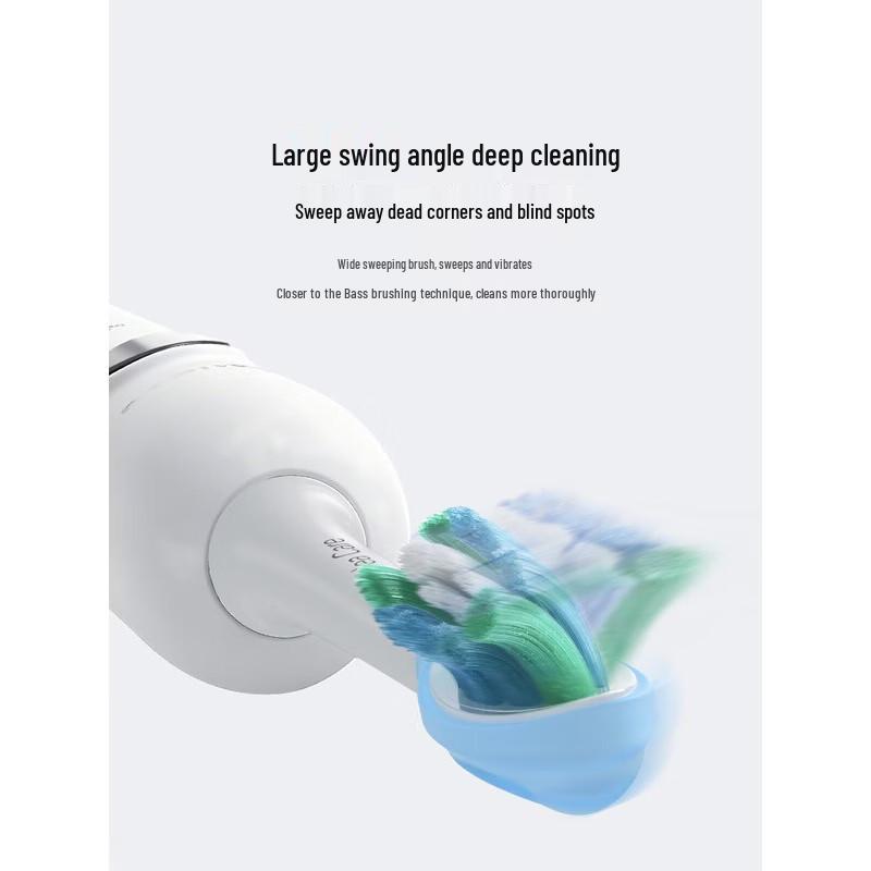Midea YM3 Sonic Electric Toothbrush Dual Pack with 5 Modes & Long Battery Life CN plug (adapter included)
