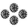 4PCS Hub  Wheel Covers 14 Inch Clip On Mounting Stylish Design   for R14 Car Tires